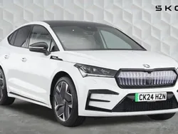 White Used 2024 Skoda Enyaq iV vRS SUV | £37,167