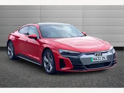 Red Used 2022 Audi e-tron GT quattro Comfort Sedan | £37,450 (Fair price)