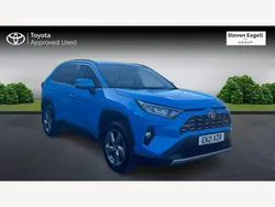 Blue Used 2021 Toyota RAV4 Hybrid Design SUV | £22,500 (Fair price)