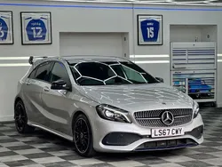 Silver Used 2017 Mercedes A180 AMG Line Premium Hatchback | £12,499 (Fair price)