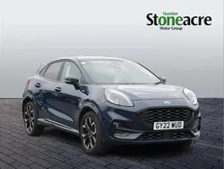 Blue Used 2022 Ford Puma ST-Line X SUV | £15,495 (Fair price)