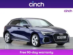 Blue Used 2021 Audi A3 e-tron S-Line Hatchback | £21,649 (A bit pricey)