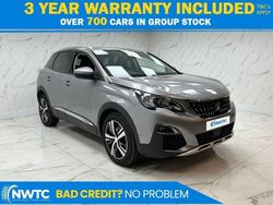 Grey Used 2019 Peugeot 3008 Allure SUV | £9,695 (Fair price)