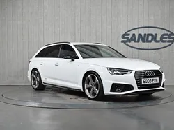 White Used 2019 Audi A4 Black Edition Estate | £17,799 (Fair price)