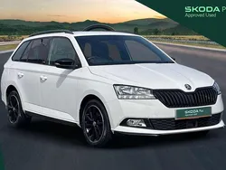 White Used 2021 Skoda Fabia Monte Carlo Estate | £14,657 (Expensive)