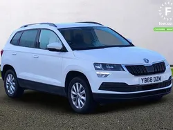 White Used 2018 Skoda Karoq SE SUV | £12,099 (Fair price)