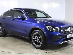 Blue Used 2020 Mercedes GLC300 AMG line Coupe | £28,500 (Super price)