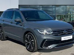 Dolphin grey metallic Used 2023 VW Tiguan R-line SUV | £29,990 (Fair price)