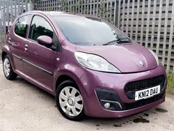 Purple Used 2012 Peugeot 107 Active Hatchback | £1,599 (Super price)