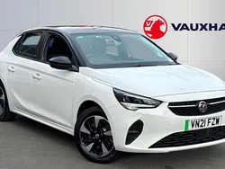 White Used 2021 Vauxhall Corsa-e Hatchback | £9,802 (Fair price)