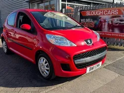 Red Used 2011 Peugeot 107 Hatchback | £3,495 (Fair price)