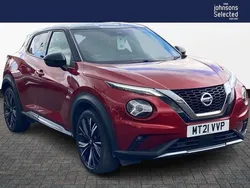Red Used 2021 Nissan Juke Tekna+ SUV | £13,949 (Fair price)