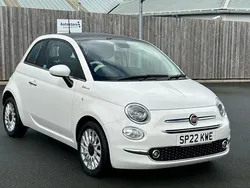 White Used 2022 Fiat 500 Dolcevita Hatchback | £9,650 (Fair price)