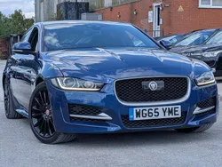 Blue Used 2015 Jaguar XE R-Sport Sedan | £7,199 (Fair price)