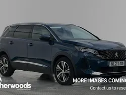 Celebes blue Used 2021 Peugeot 5008 Allure Premium MPV | £17,290 (Fair price)