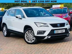 White Used 2017 Seat Ateca XCELLENCE SUV | £10,000 (Fair price)