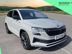 Meteor grey Used 2023 Skoda Karoq SportLine SUV | £26,295 (Fair price)