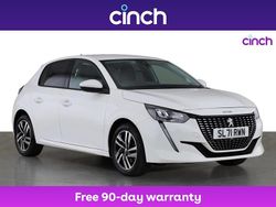 White Used 2021 Peugeot 208 Allure Hatchback | £10,949 (Fair price)