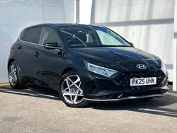 Black New 2025 Hyundai i20 Premium Hatchback | £22,495 (Expensive)