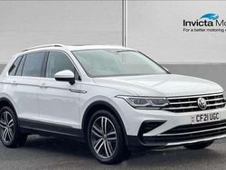White Used 2021 VW Tiguan Elegance SUV | £20,296 (Good price)