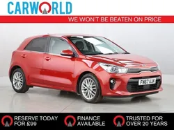 Red Used 2017 Kia Rio 3 Hatchback | £6,790 (Fair price)