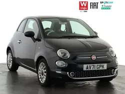 Black Used 2021 Fiat 500 Dolcevita Hatchback | £9,995 (Fair price)