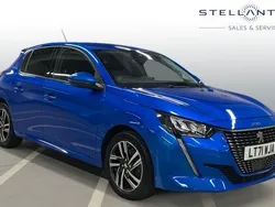Blue Used 2021 Peugeot 208 Allure Premium Hatchback | £14,935 (Fair price)
