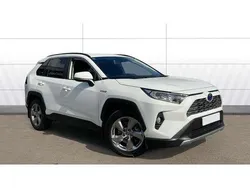 White Used 2021 Toyota RAV4 Hybrid Design SUV | £24,009 (Good price)