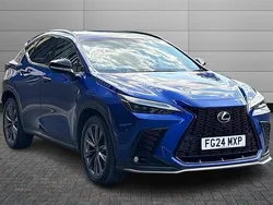 Azure blue Used 2024 Lexus NX450h+ Sport Line SUV | £47,991 (Good price)