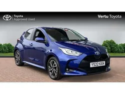 Blue Used 2022 Toyota Yaris Hybrid Design Hatchback | £15,556 (Good price)