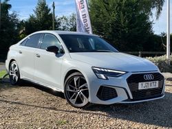 White Used 2021 Audi A3 Design Sedan | £19,901 (Fair price)