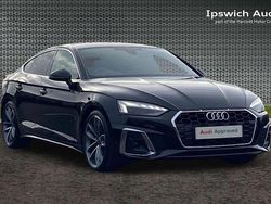 Black Used 2021 Audi A5 Sportback S-Line Hatchback | £25,169 (Fair price)