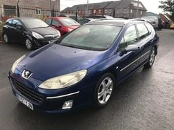 Blue metallic Used 2007 Peugeot 407 Estate | £1,495