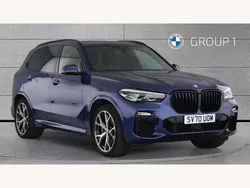 Blue Used 2020 BMW X5 M Sport SUV | £39,250 (Super price)
