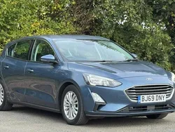 Blue Used 2019 Ford Focus Titanium Hatchback | £10,399 (Fair price)