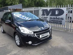 Black Used 2015 Peugeot 208 Active Hatchback | £4,250 (Good price)