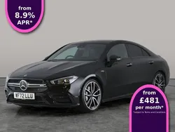 Black Used 2022 Mercedes CLA35 AMG Premium Coupe | £31,906 (Fair price)