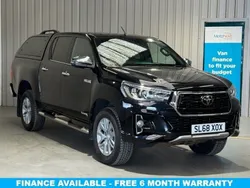 Black Used 2018 Toyota HiLux Pickup | £21,485 (A bit pricey)