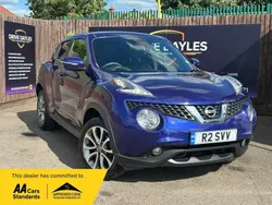Blue Used 2015 Nissan Juke Tekna SUV | £7,999 (Fair price)
