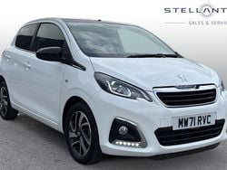 White Used 2021 Peugeot 108 Allure Hatchback | £9,707 (Fair price)