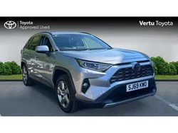 Silver Used 2019 Toyota RAV4 Hybrid SUV | £23,661 (A bit pricey)