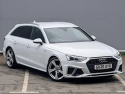 White Used 2020 Audi A4 S-Line Estate | £17,995 (Fair price)