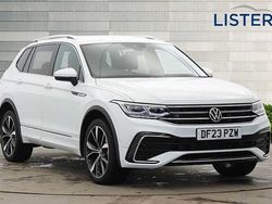 White Used 2023 VW Tiguan Allspace R-line SUV | £32,499 (Fair price)