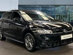 Black Used 2024 VW Polo R-line Hatchback | £21,635 (Fair price)