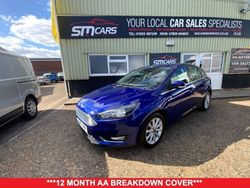 Blue Used 2017 Ford Focus Titanium Hatchback | £9,950 (Fair price)