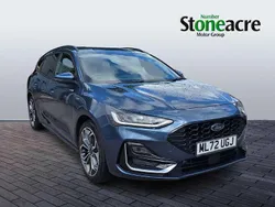 Blue Used 2022 Ford Focus ST-Line Estate | £19,495 (A bit pricey)