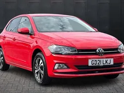 Red Used 2021 VW Polo Match Hatchback | £14,907 (Fair price)