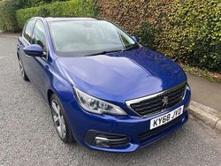Blue Used 2018 Peugeot 308 Allure Hatchback | £7,195 (Fair price)