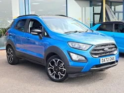 Blue Used 2023 Ford Ecosport Active SUV | £14,389 (Fair price)