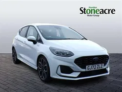 White Used 2022 Ford Fiesta ST-Line X Hatchback | £13,999 (A bit pricey)